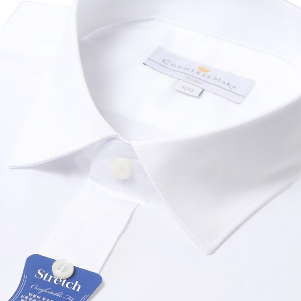 Countess Mara Slim Fit Short Sleeve Stretch Basic Semi Wide Shirt Cdhw2b5361a003g