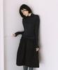 Ohesio Two-Way Button Turtleneck T-Shirt, Charcoal