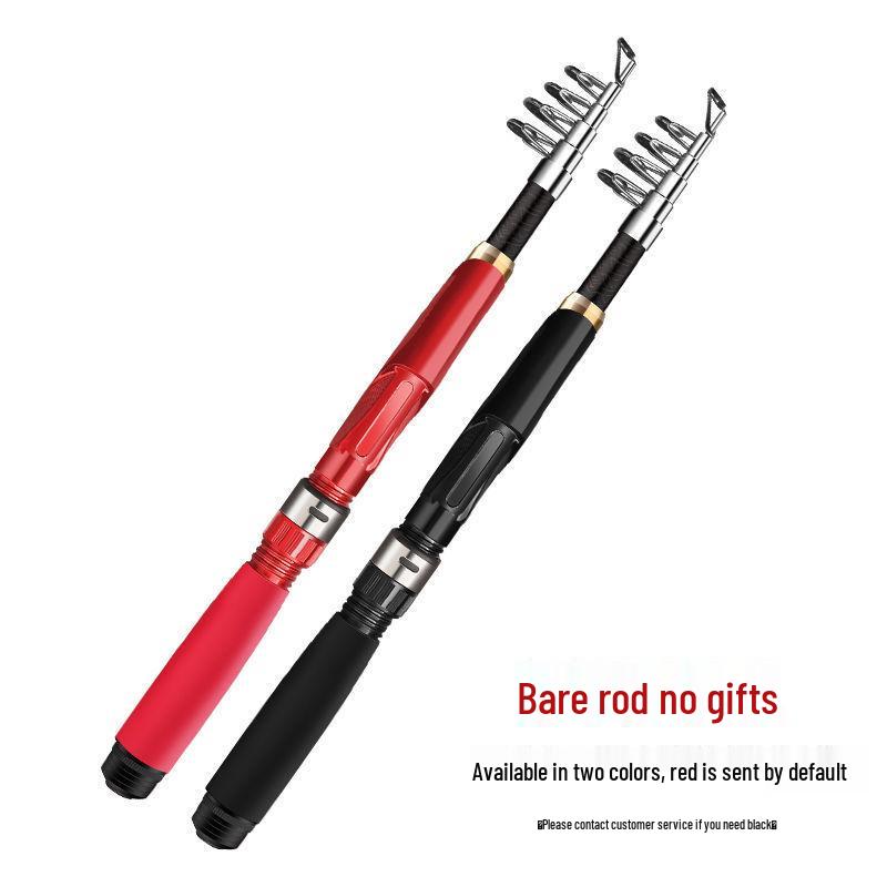 Compact Sea and Ice Fishing Rod Set - Ultra-Short, Long-Distance Casting, Rock, Jiang, and Lure Rods