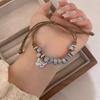 Distinctive Chinese Modern Amber Peace Knot Bracelet Handcrafted Women For
