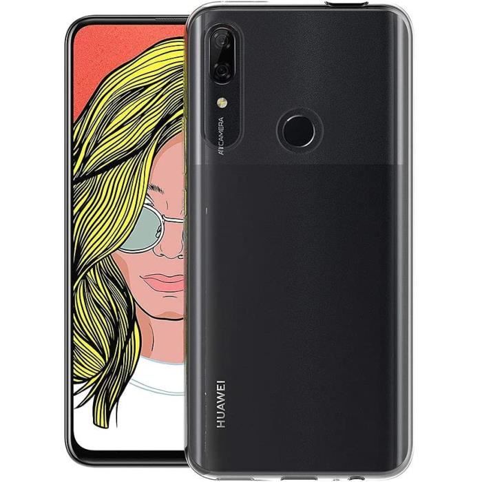 Coque - HONGWE - Huawei P Smart Z - Silicone Souple - Transparente - 6,59 Pouces