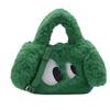 Winter Popular Fur Bag Female Cute Cartoon Puppy Plush Handbag Single Shoulder Crossbody Bag Female