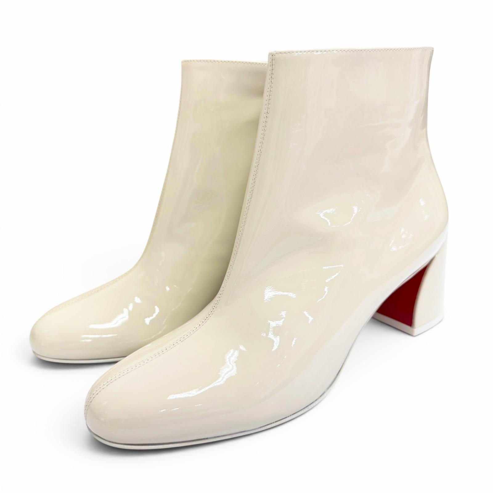 Pristine Christian Louboutin TURELA 55 Side-zip short boots 35 Used