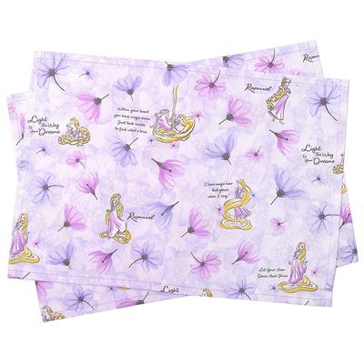 COLORFUL CANDY STYLE Disney Placemats (25cm X 35cm) Set of 2 / Rapunzel / FASHIONABLE PRINCESS / Rapunzel / N3690000 Purple
