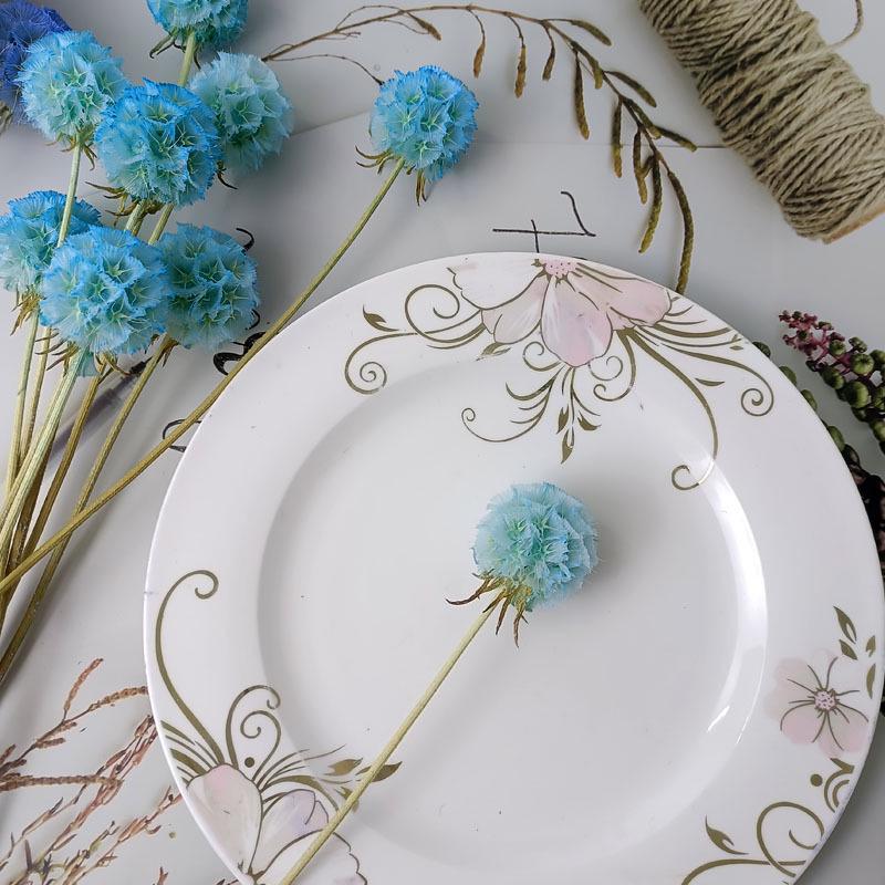 Blue Series Dried Flower DIY Kit: Hydrangea, Thousand-Layer Gold, Eucalyptus Leaf Souvenir Decoration
