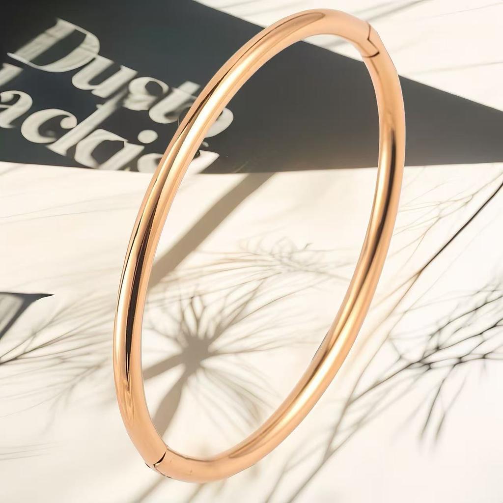 Bracelet Girls Niche Titanium Steel Jewelry Premium Sense Ins Wind Nail Opening Jewelry