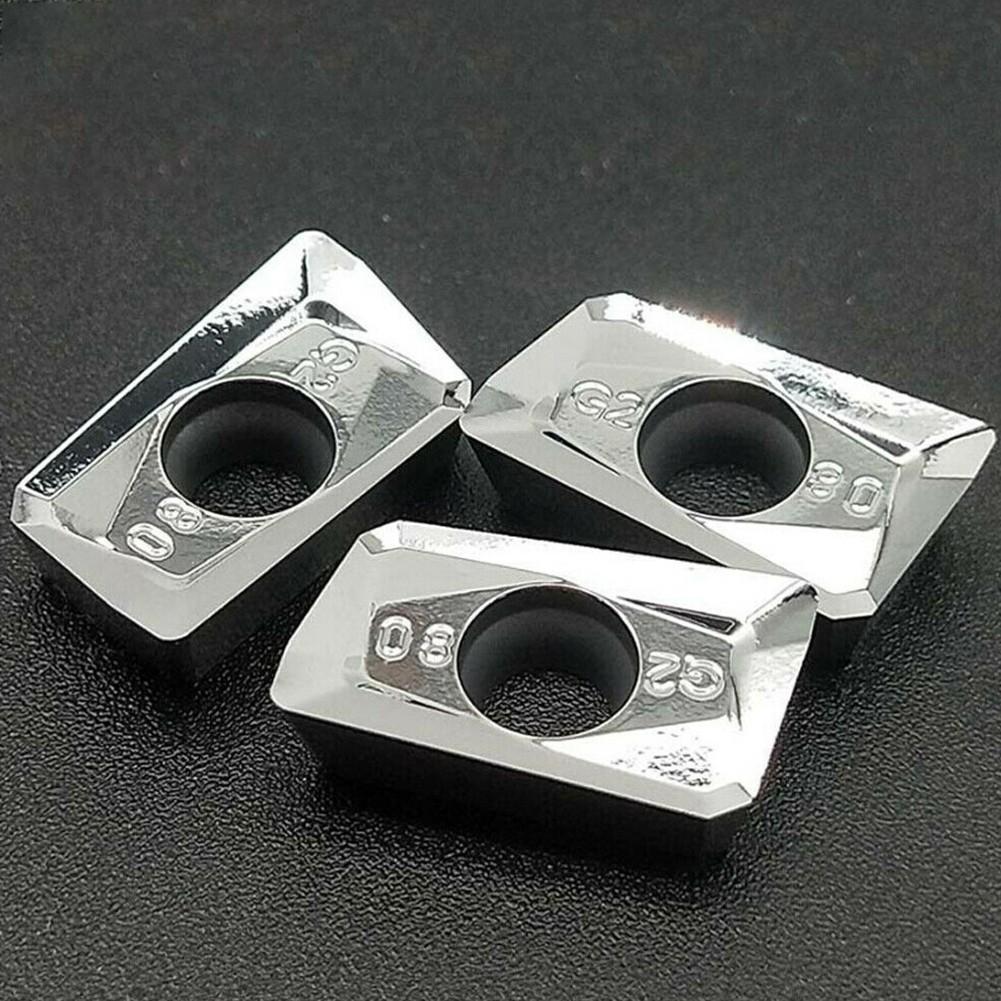 10Pcs APMT1604 APGT1604PDFR-G2-MA H01 CNC Carbide Milling Inserts,For Aluminum