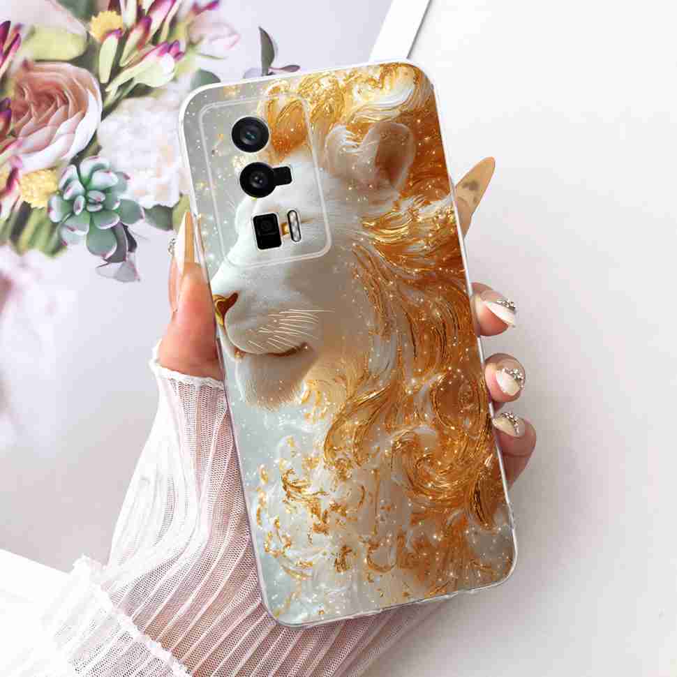Für Redmi K60 k 60 5G Hülle Einfaches Cartoon-Design Silikon TPU Rückabdeckung Für Redmi K60 Pro 5G 22127RK46C Handy-Schutzhüllen