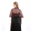 Sequin Tassel Shawl Dress: European & American Style Evening Party Cheongsam with Embroidered Shawl Scarf for Women
