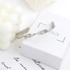 Fashion Versatile Cold Wind Titanium Steel Smooth Twisted Opening Bracelet Women'S Personality C-Shaped Hand Jewelry Does Not Fade