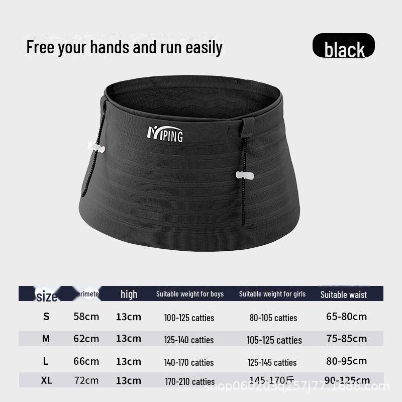 Unisex Multifunctional Marathon Hydration Belt with Phone Holder