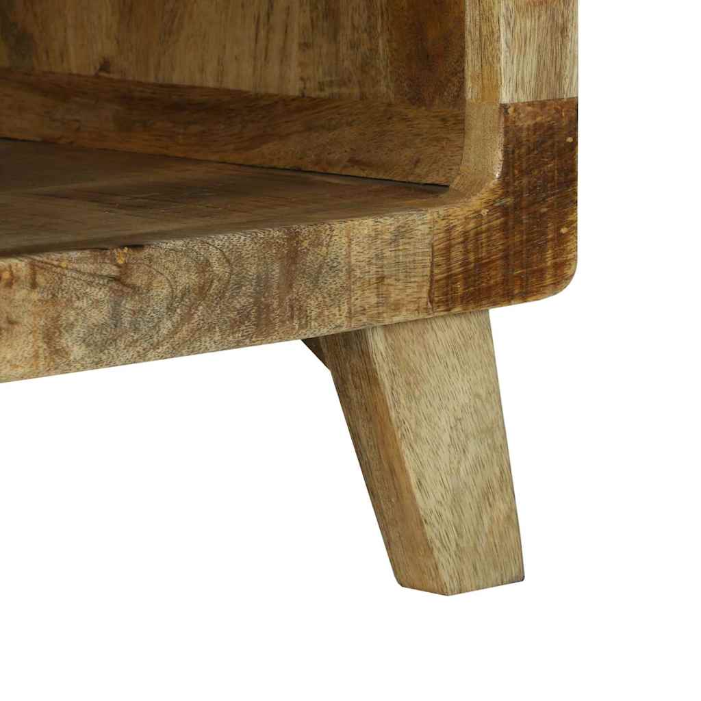 Coffee Table Brown 50 X 50 X 35 Cm Solid Mango Wood