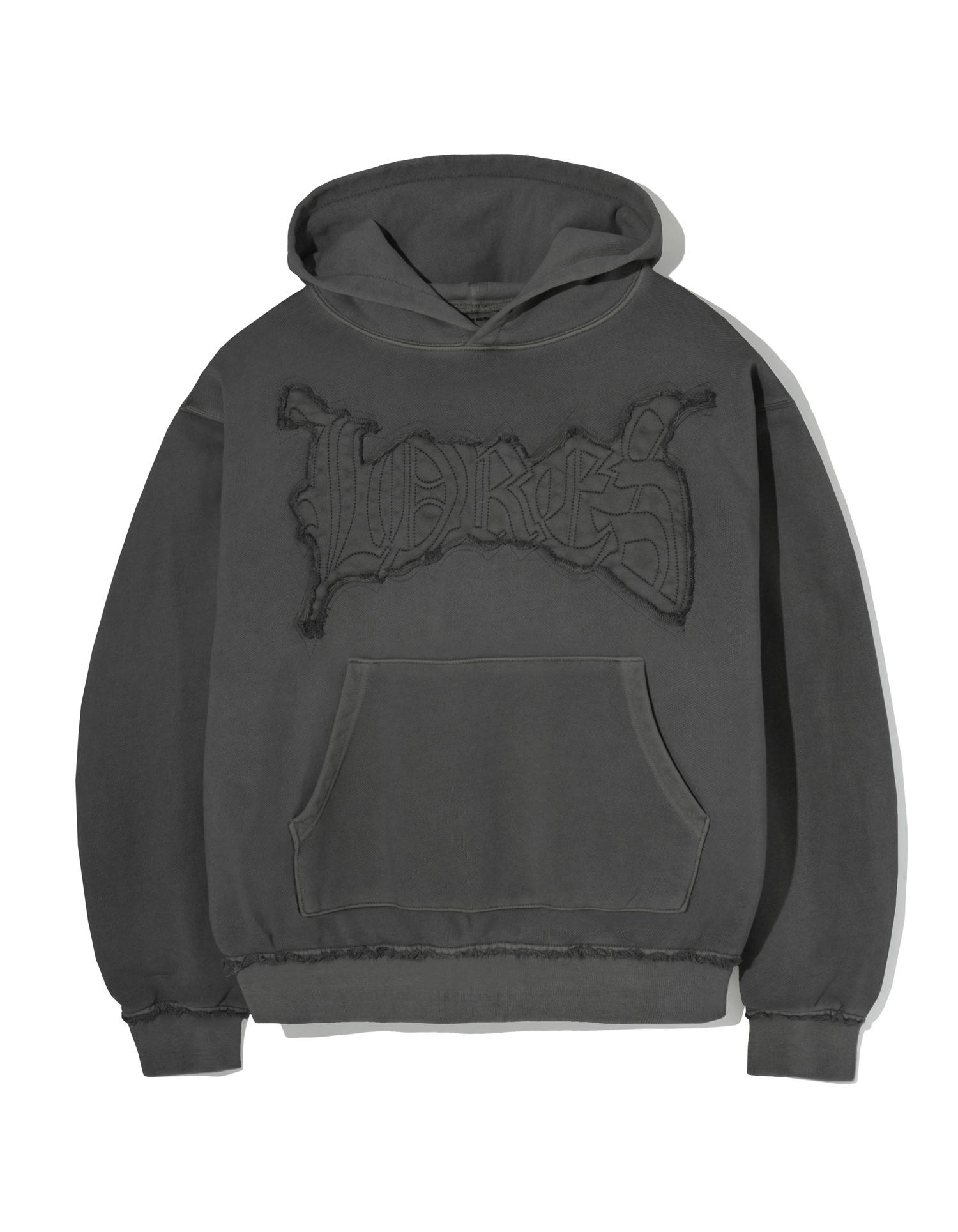 Roars Old England Dyed Hoodie - Charcoal Charcoal/L