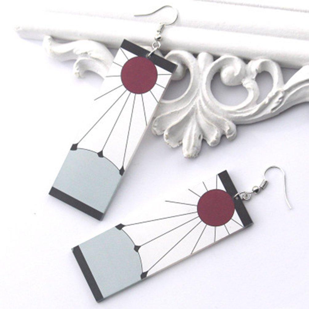 Buy RRTT Tanjiro Kamado Tanjirou Hanafuda Earrings Cosplay