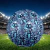 Cosmic Bot Crew Print Size 5 Soccer Ball, PU Wear Resistant Football for Match Training and Daily Practice, Birthday Gift for Soccer Fans