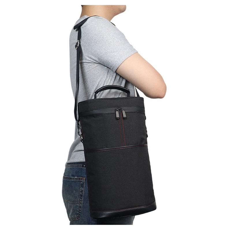 Beverages Bag with Reinforced Base and Shoulder Strap Leakproof for Wine Beer Transport Outdoor Gears
