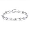 Temperament Bracelet Female Simulation Diamond Bracelet Simple Low Luxury Love Heart Bracelet Jewelry