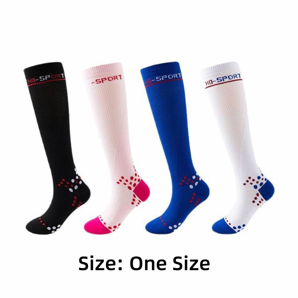 Mesh Cycling Socks Breathable Muscle Compression Socks Professional Sports Leg Socks  Women
