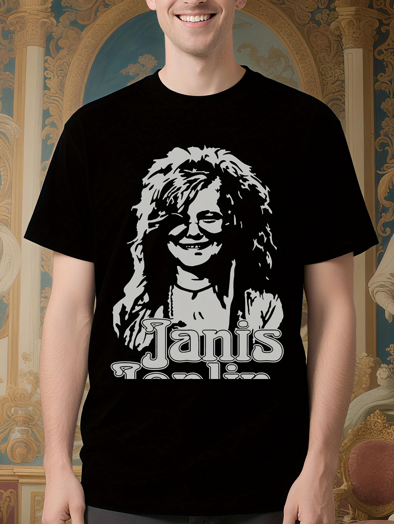 Vintage Tshirt Vintage Janis Joplin Graphic Tshirt - Blac... XXXXL