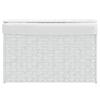 VidaXL Laundry Basket with Lid White 55.5x35x34cm Woven Resin 372053