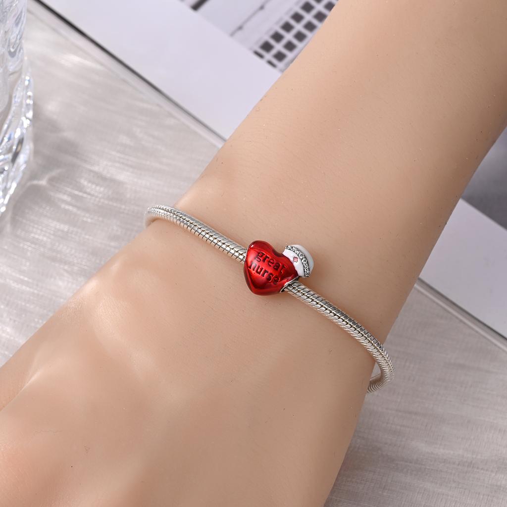 Professionelle Serie Kupfer Arzt Lehrer Maler Musiker Anhänger Perlen 3 mm DIY Feiner Schmuckherstellung
