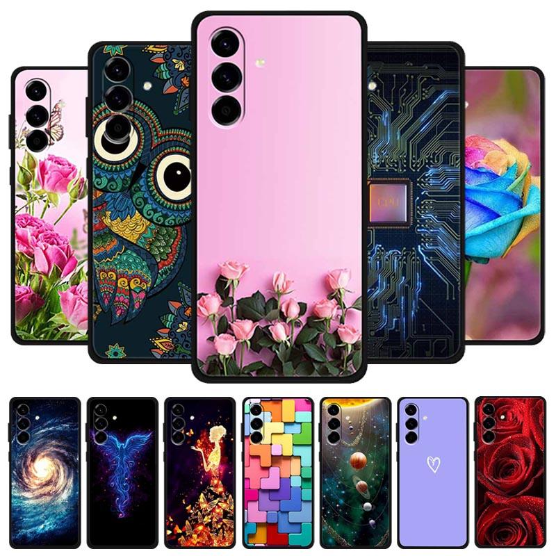 For Samsung Galaxy S26 Case Cute Animal Floral Silicone Soft Cover for Samsung S26 S 26 TPU Coques Phone Cases Pastel Capa Shell
