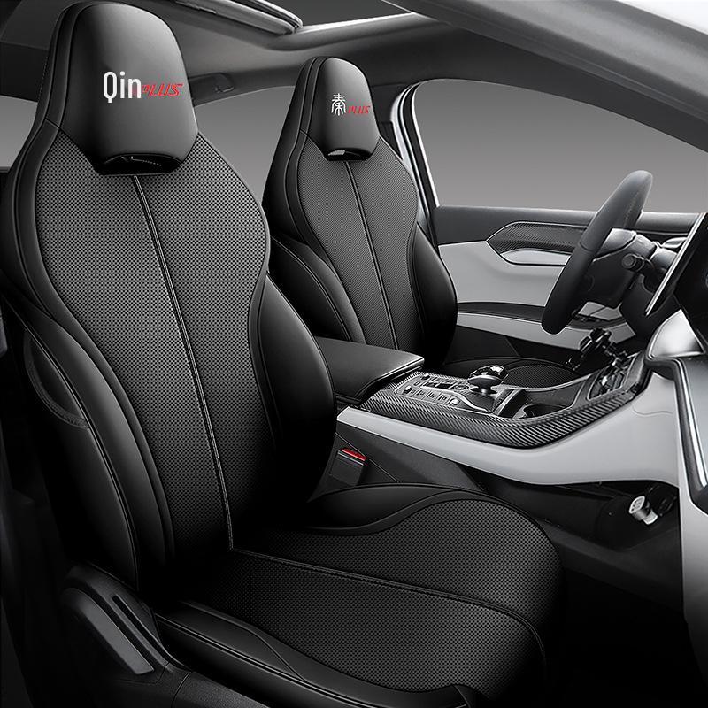 BYD Qin PLUS Leather Seat Covers - All-Season, Universal Fit, Full Surround