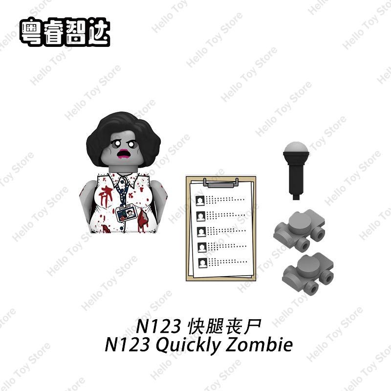 2024 City Halloween Zombie Series Walking Deads Ghost Mini Action Figure Building Blocks Soldiers MOC Bricks Kid DIY Gifts Toys