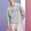New FILA Sweatshirt Unisex Gray Heather Gray F51U338298FMG