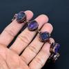 Amethyst Bracelet, Gemstone Copper Electroformed Jewelry Bracelet, Handmade Jewelry, For Anniversary Gift