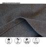 Women's High Waist Gray Plaid A-Line Wool Skirt - Petite, Anti-Exposure, Autumn/Winter Style