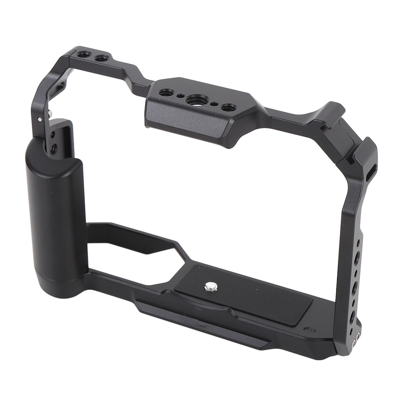 

Camera Cage Porous Aluminum Alloy with Cold Shoe 14in 38in Screw Hole Video Camera Cage Rig For