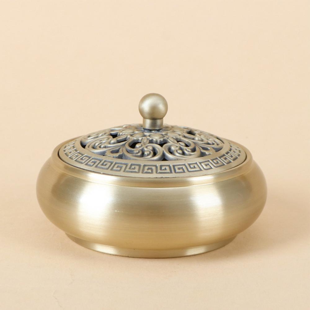Vintage Lucky Finely Crafted Pure Copper Gourd With Five Emperors CoinsKeychain Charm Feng Shui Keyring Wealth-Attracting Decor