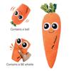 Carrot Dog Toy Cute Squeaky Plush Toys Funny Interactive Pet Carrot Shape Toys with Sound Comfort Soft Pet Supplies for Small Medium Large Dogs