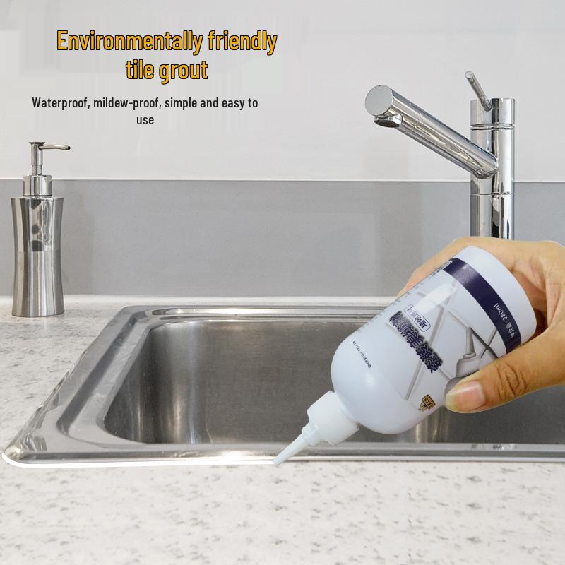 Schimmelabweisender wasserdichter Fliesenfugenmörtel: Quetschflaschenfüller für Wände & Böden in Küche & Bad