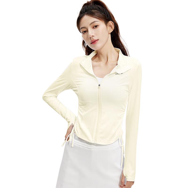 Zauo Breathable Slim-Fit Sun Protection Top L