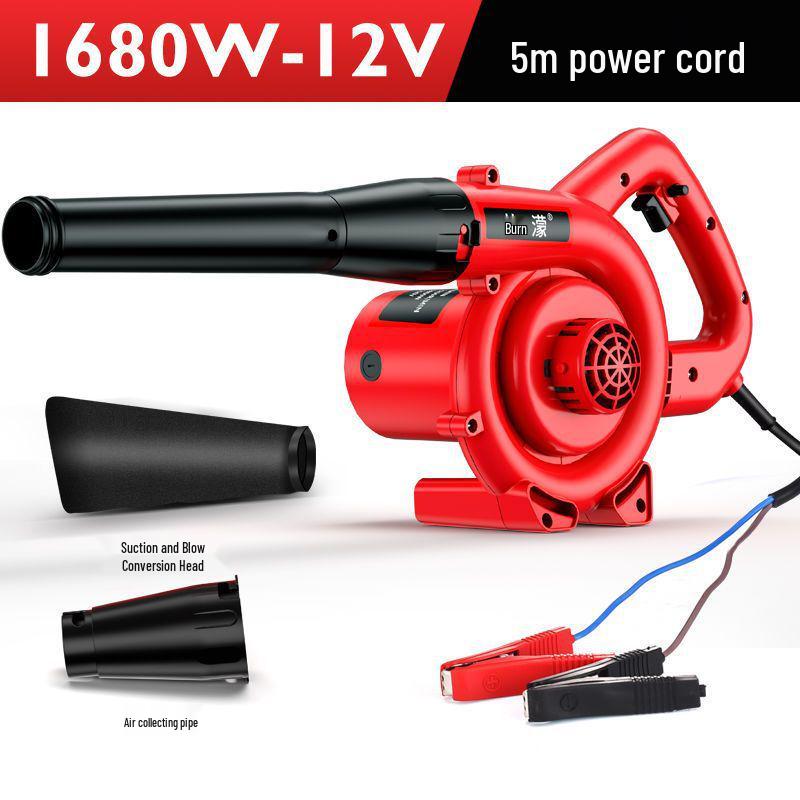 High-Power 24V Excavator Dust Collector & Filter Blower - 12V/220V Vacuum Cleaner