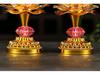 LED Seven-Colored Lotus Buddha Lamp - Rechargeable Guanyin Offering Light