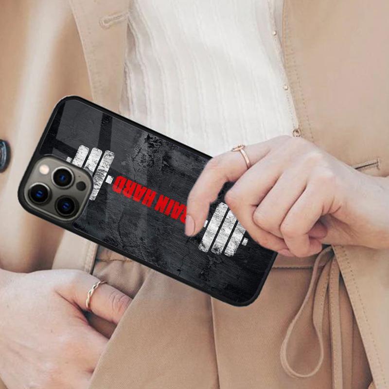 Motivational Gym Fitness Magnetic Phone Case For APPLE iPhone 17 Air 16 14 13 12 Pro Max 15 Plus Wireless Charge MagSafe Cover