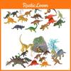 Jurassic Dinosaurier Figuren Realistisches Plastikmodell Spielzeug Set mit 17 Teilen
