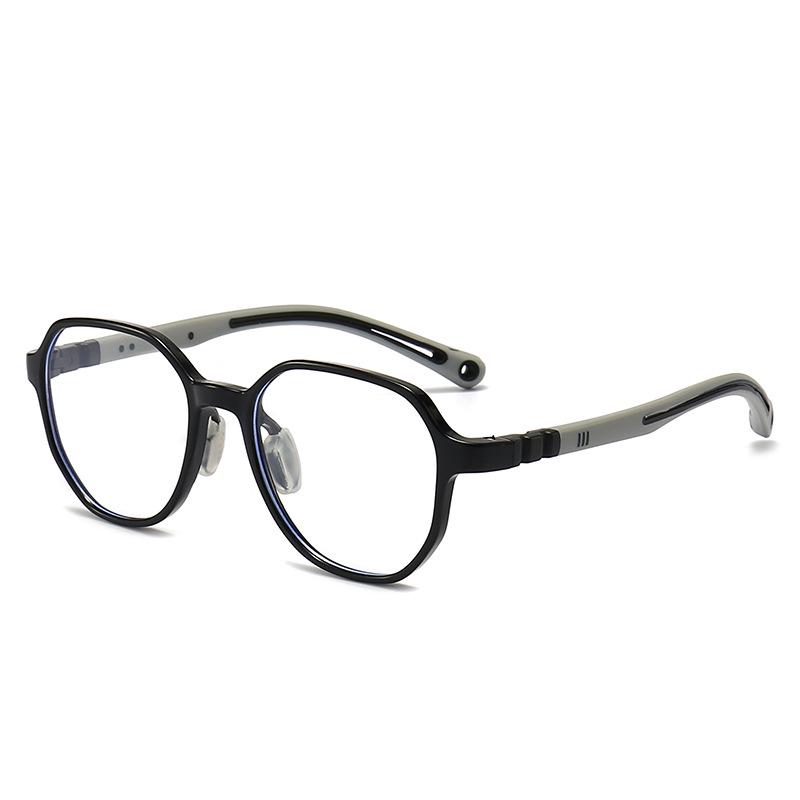 Children's Fashion Ultralight TR90 Two-Color Blue Light Blocking Prescription Eyeglass Frames