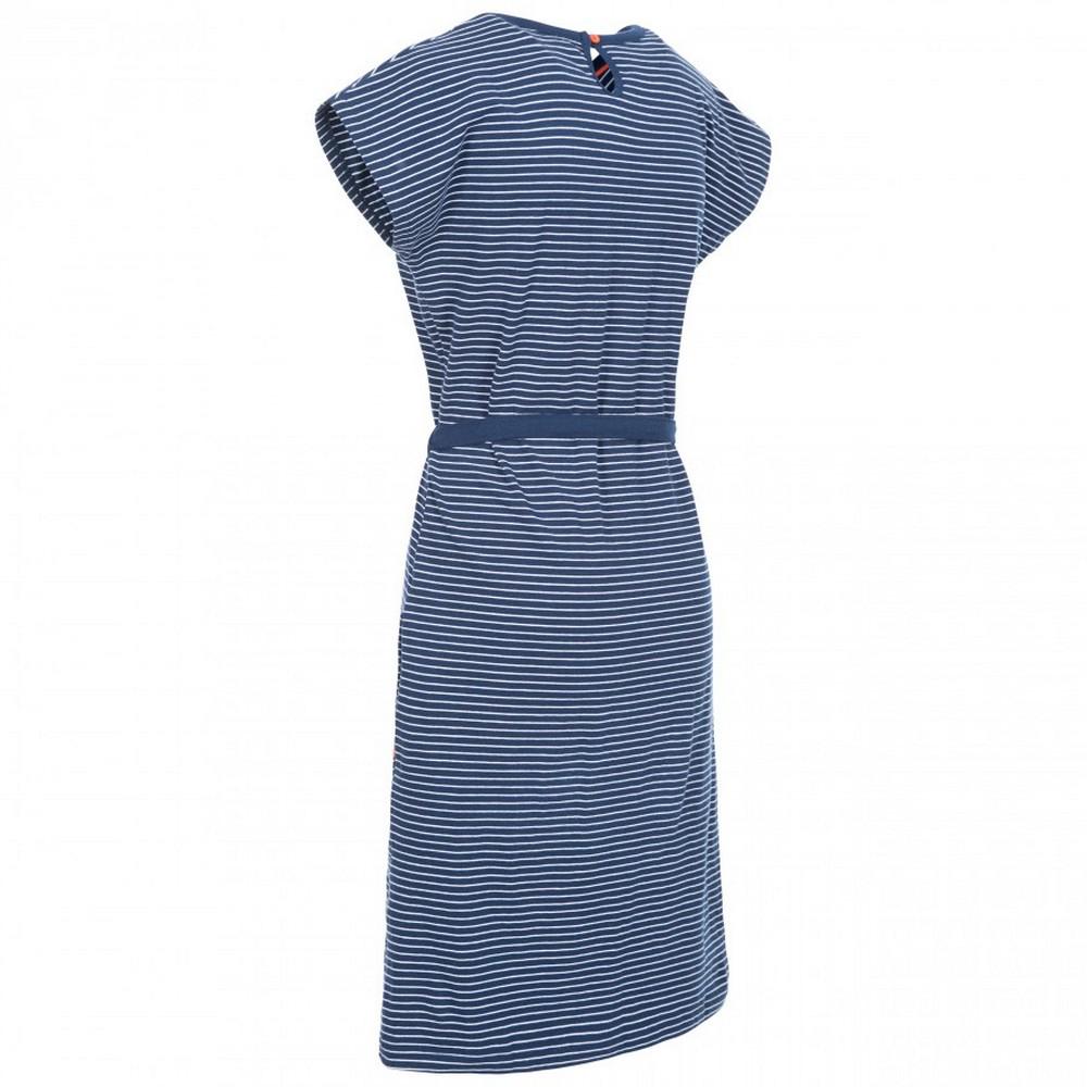 TRESPASS Womens/Ladies Lidia Round Neck Cotton Dress