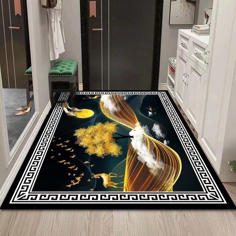 Classic Elegant and Luxurious Pattern Carpet Non-slip Mat Rug for Living Room Home Decor Intricate Design Durable So Beautiful