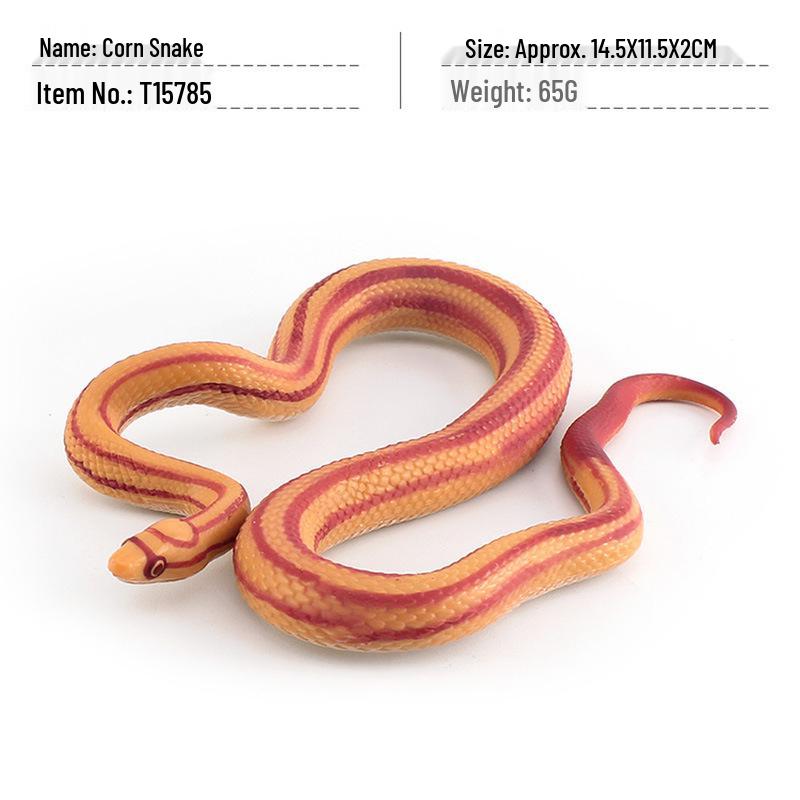 Reptile Simulation: Snake Wildlife Toy - Children's Cognitive Decor Model