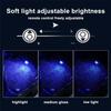 LED Car Interior Ambient Light Wireless Adhesive Remote Control Decoration Auto Roof Foot Atmosphere Lamp Bicycle Tail Light