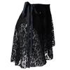 Ballet Chiffon Tulle Midi Skirt with Lace Panel and Tie-Up for Classical and Chinese Dance - Adult and Child Sizes