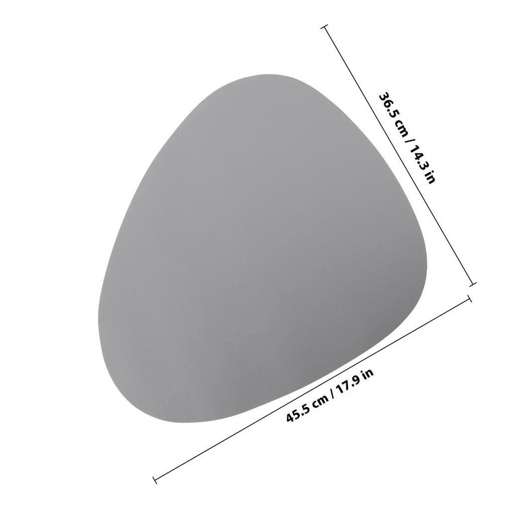 1 Set Waterproof Heat Insulation Cup Coasters Nordic Style PU Place Mat Household Dining Table Pad Decorative Coasters for Home