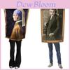 Costum Cosplay Mona Lisa din Material Poliester pentru Halloween și Petreceri Tematice