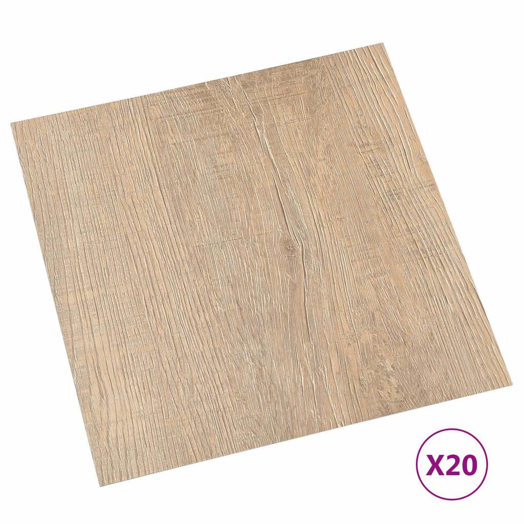 Self Adhesive Floor Tiles 30.5 X 30.5 Cm 20 Pcs PVC