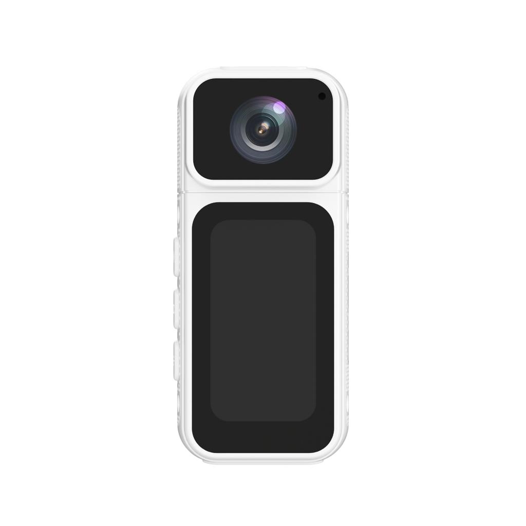 New S80 Big Screen Tiny Thumb Camera 1.47inch IPS Hands-free Portable Camera 180° Twise Lens 2.7K 1080P Long Lasting Battery Anti-loss Mp4 Mini Cam